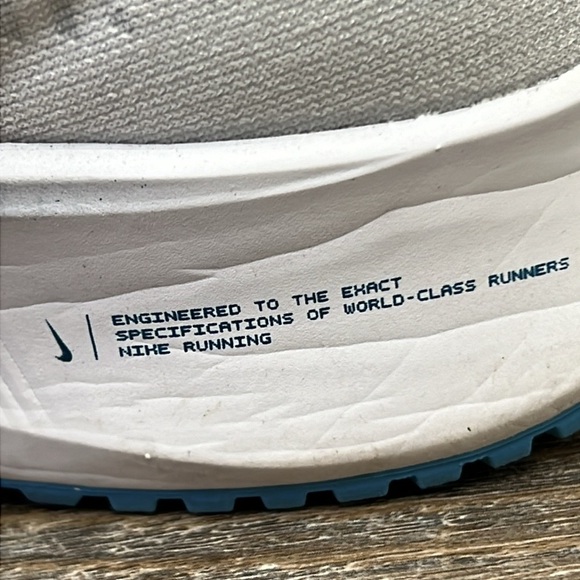 Nike Zoom Pegasus 37 Titans Running Shoes CZ5465-100 Men’s Size 10 Women’s 11.5 - Picture 6 of 16